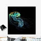 Bioluminescent Jellyfish Wall Decal Design 2