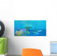 Butterflyfish Swim toward Shelter Wall Decal