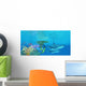 Butterflyfish Swim toward Shelter Wall Decal