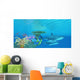 Butterflyfish Swim toward Shelter Wall Decal