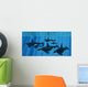 Pod Killer Whales Swimming Wall Decal