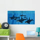 Pod Killer Whales Swimming Wall Decal