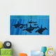 Pod Killer Whales Swimming Wall Decal