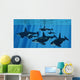 Pod Killer Whales Swimming Wall Decal