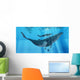 Humpback Whale Mother and Wall Decal Design 3