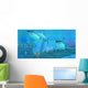 Butterflyfish Swimming Away from Wall Decal