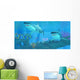 Butterflyfish Swimming Away from Wall Decal