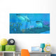 Butterflyfish Swimming Away from Wall Decal