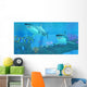 Butterflyfish Swimming Away from Wall Decal