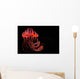 Brightly Colored Jellyfish Illustration Wall Decal Design 2