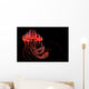 Brightly Colored Jellyfish Illustration Wall Decal Design 2