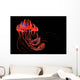 Brightly Colored Jellyfish Illustration Wall Decal Design 2