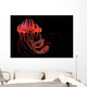 Brightly Colored Jellyfish Illustration Wall Decal Design 2