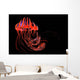 Brightly Colored Jellyfish Illustration Wall Decal Design 2