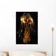 Brightly Colored Jellyfish Illustration Wall Decal Design 1