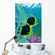 Pair Pennant Coralfish Swimming Wall Decal