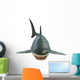 Great White Shark Illustration Wall Decal Design 2