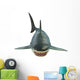 Great White Shark Illustration Wall Decal Design 2
