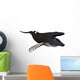 Humpback Whale Illustration White Wall Decal