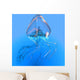 Blue Jellyfish Illustration Wall Decal