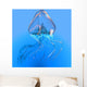 Blue Jellyfish Illustration Wall Decal