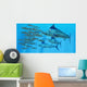 School Amemasu Fish Try Wall Decal