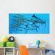 School Amemasu Fish Try Wall Decal