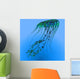 Green and Blue Jellyfish Wall Decal