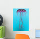 Pelagia Noctiluca Jellyfish Illustration Wall Decal