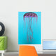 Pelagia Noctiluca Jellyfish Illustration Wall Decal