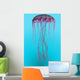 Pelagia Noctiluca Jellyfish Illustration Wall Decal