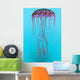 Pelagia Noctiluca Jellyfish Illustration Wall Decal