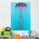 Pelagia Noctiluca Jellyfish Illustration Wall Decal