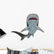 Underside Tiger Shark Wall Decal