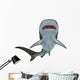 Underside Tiger Shark Wall Decal