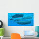 Pod Sperm Whales Swimming Wall Decal