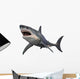 Great White Shark White Wall Decal