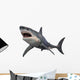 Great White Shark White Wall Decal
