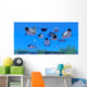 Pod Narwhal Whales Swim Wall Decal Design 1