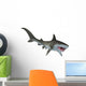 Tiger Shark White Wall Decal