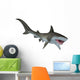 Tiger Shark White Wall Decal