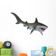 Tiger Shark White Wall Decal