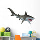 Tiger Shark White Wall Decal