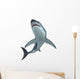 Great White Shark Illustration Wall Decal Design 1