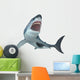 Fierce Great White Shark Wall Decal