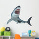 Fierce Great White Shark Wall Decal