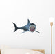 Great White Shark with Wall Decal