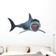 Great White Shark with Wall Decal