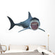 Great White Shark with Wall Decal
