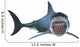 Great White Shark with Wall Decal